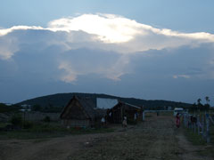 Abendstimmung im Umland von Chennai